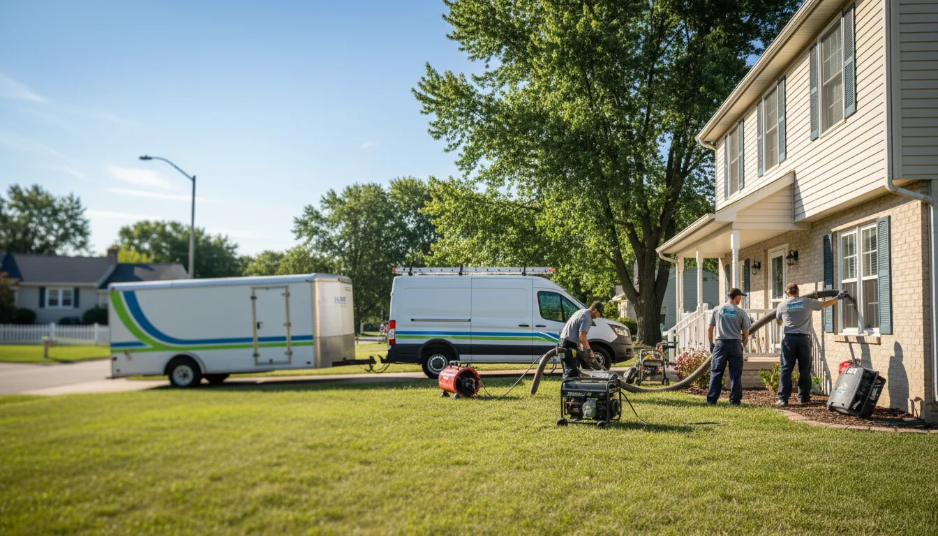 Flooded Basement Restoration And Cleanup With Repair in Murdock, KS near me